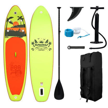 Water Skiing And Surfing, Standing Paddle Surfboard, Inflatable Surfboard Paddleboard