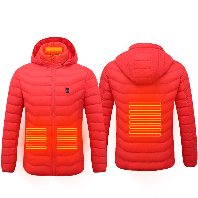 Thermal Heated Coat USB Electric Thermal Clothing Heating - Men's Clothes Winter Outterwear