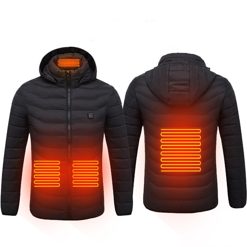 Thermal Heated Coat USB Electric Thermal Clothing Heating - Men's Clothes Winter Outterwear