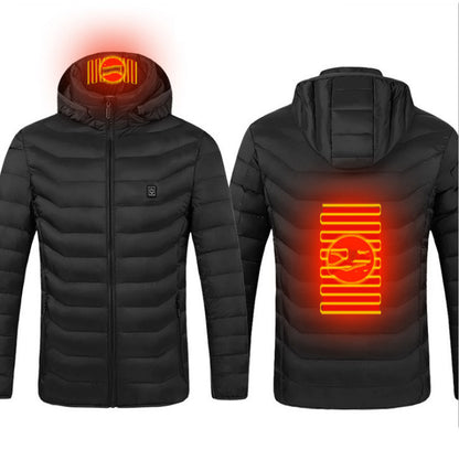 Thermal Heated Coat USB Electric Thermal Clothing Heating - Men's Clothes Winter Outterwear