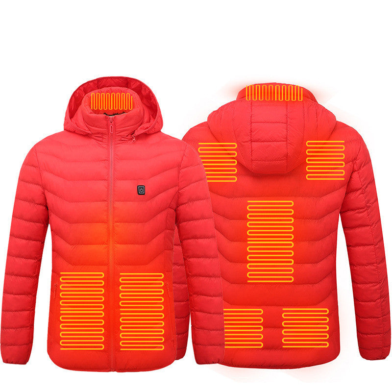 Thermal Heated Coat USB Electric Thermal Clothing Heating - Men's Clothes Winter Outterwear