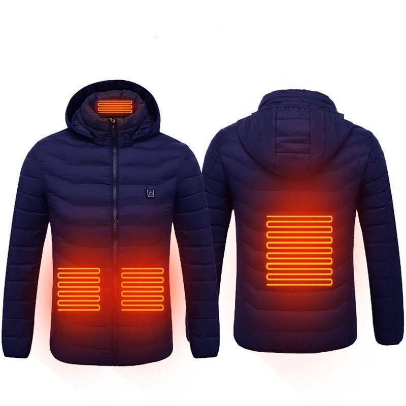 Thermal Heated Coat USB Electric Thermal Clothing Heating - Men's Clothes Winter Outterwear