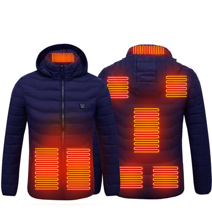 Thermal Heated Coat USB Electric Thermal Clothing Heating - Men's Clothes Winter Outterwear