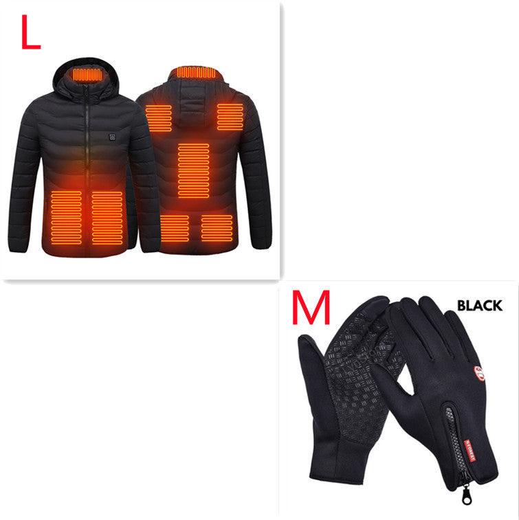 Thermal Heated Coat USB Electric Thermal Clothing Heating - Men's Clothes Winter Outterwear