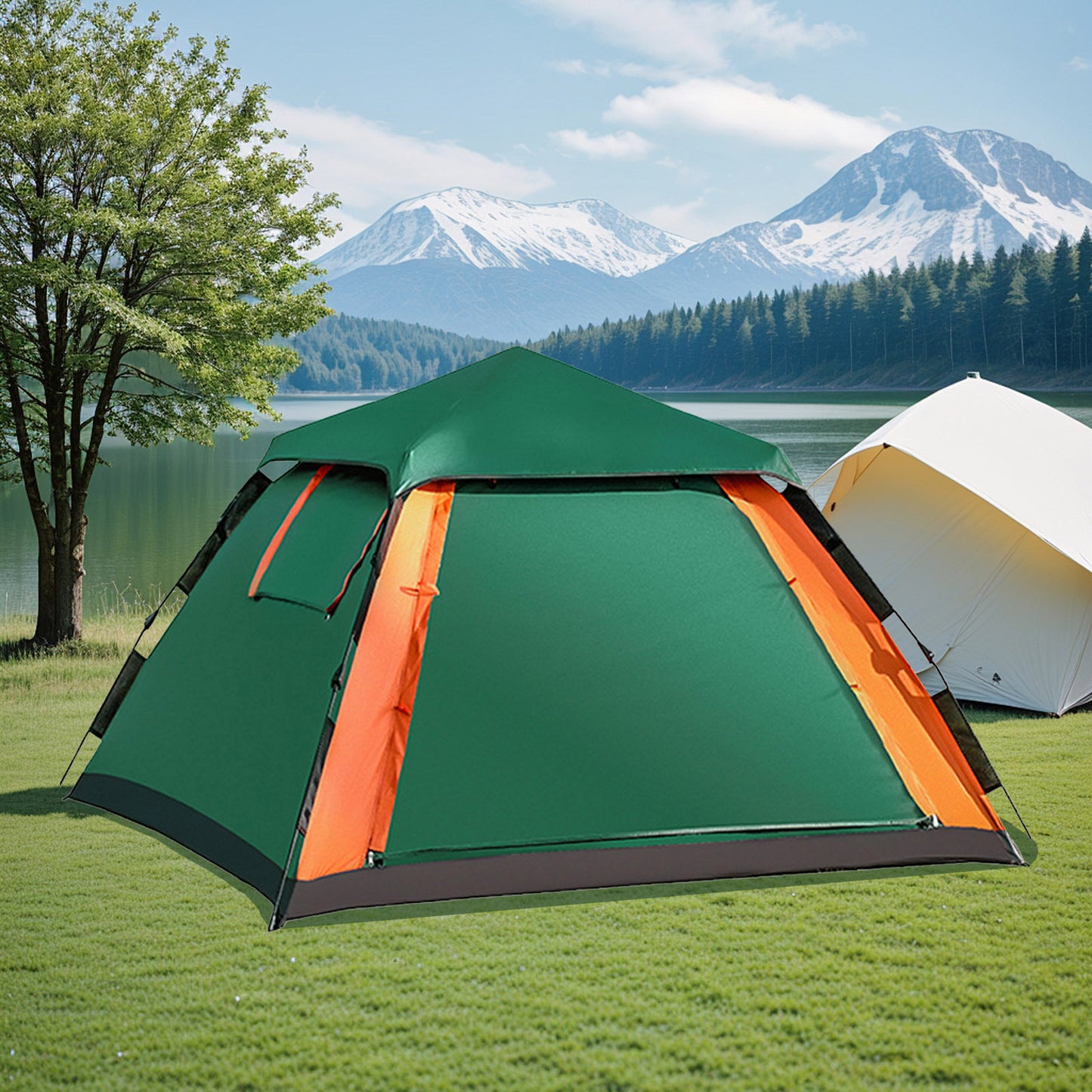 Outdoor Automatic Quick Open Tent Waterproof Camping Tent 3-4 Person Instant Setup Tent