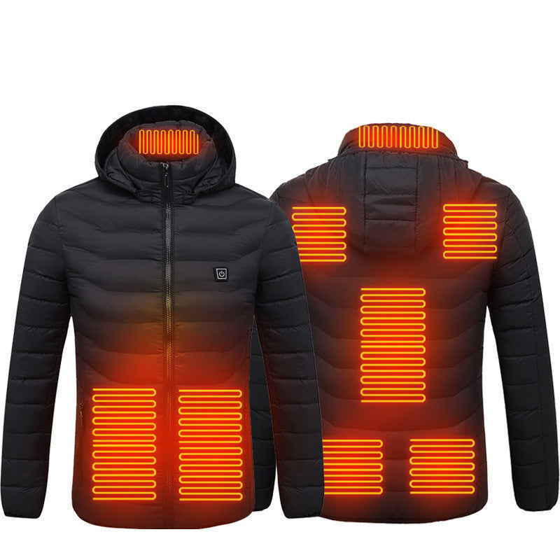 Thermal Heated Coat USB Electric Thermal Clothing Heating - Men's Clothes Winter Outterwear